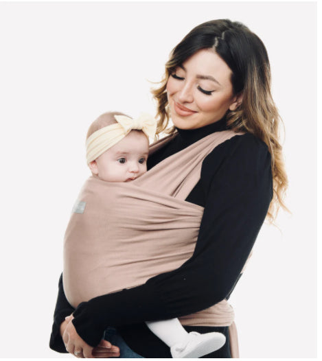 Mocha Cream Baby Sling Wrap - 100% natural cotton