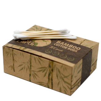 Eco Bathroom Bundle - Family Bamboo Toothbrushes & Bamboo Cotton Buds