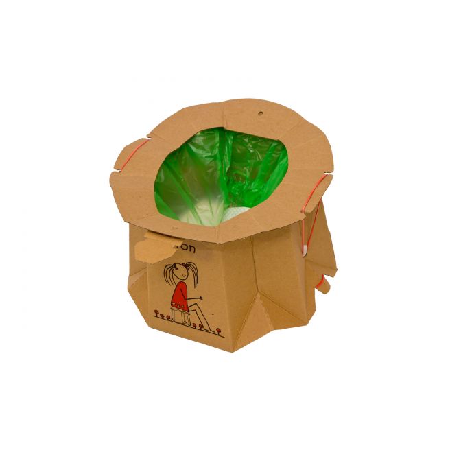 Disposable Biodegradable Travel Potty in Recycled Cardboard – Plastic Free  Baby