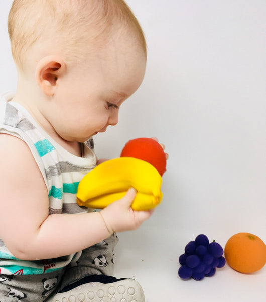 Fruit Play Rubber Food Set