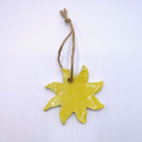 Handcrafted artisan hanging ceramic (sunshine, bunny or chick)