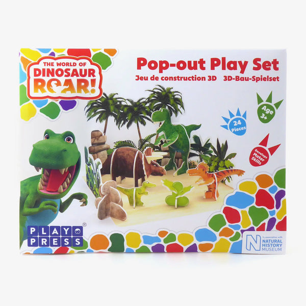 Dinosaur Roar Play Set - Plastic-free & Compostable Playpress Toys