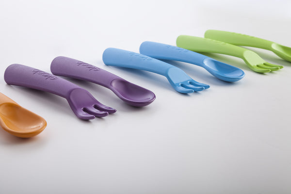 Biodegradable Bioplastic Cutlery Set - choice of colours