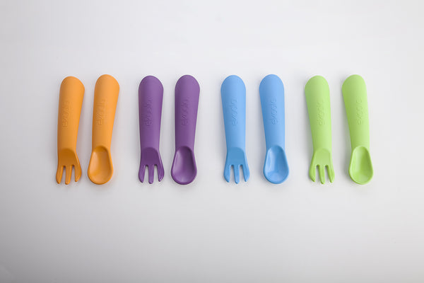 Biodegradable Bioplastic Cutlery Set - choice of colours