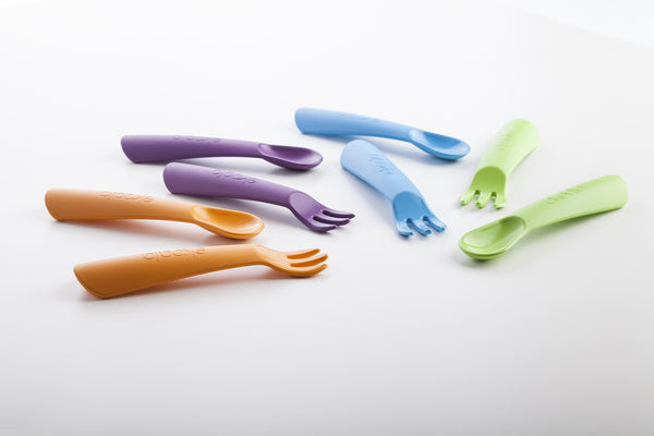 Biodegradable Bioplastic Cutlery Set - choice of colours