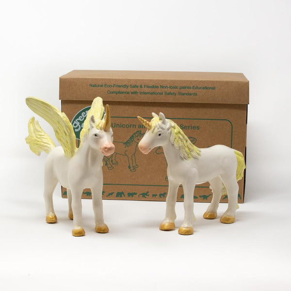 Natural Rubber Unicorn & Pegasus (set of 2)