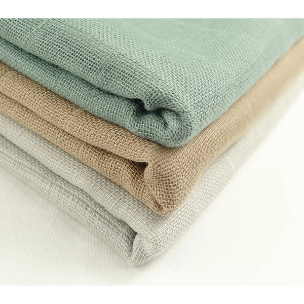 6pk Scandi Neutral Cotton Muslin Squares