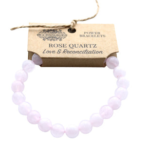 Unconditional Love Pregnancy, Birth & Breastfeeding Bracelet (Rose Quartz stone)