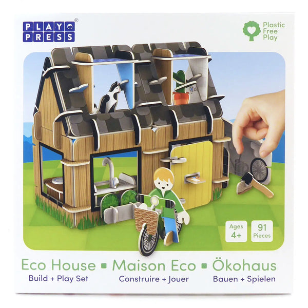 Eco House Play Set - Plastic-free & Compostable Playpress Toys
