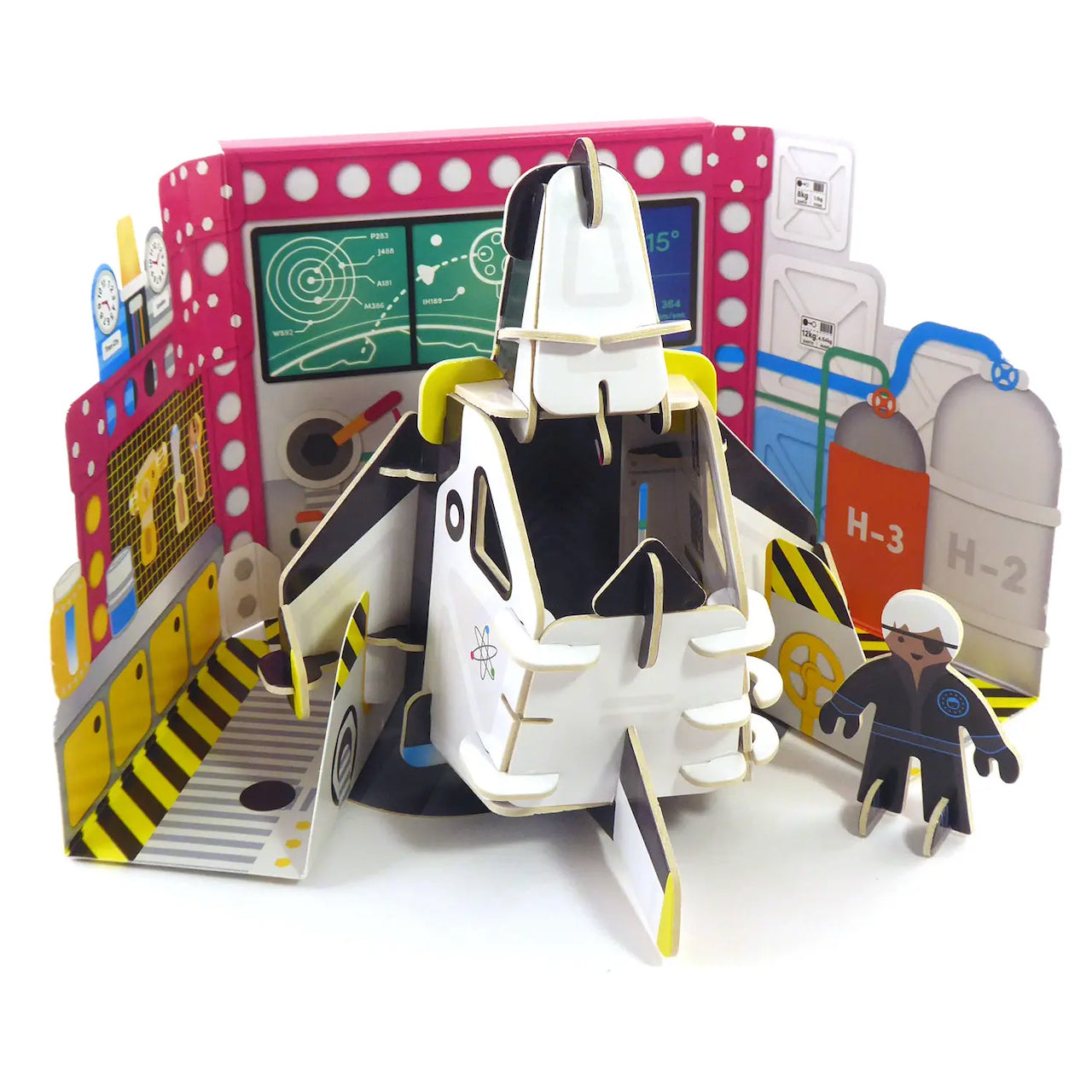 Space Ranger Build & Play Set - Plastic-free & Compostable Playpress Toys