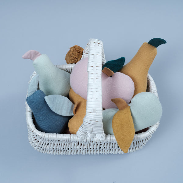 Fruit Rattle - Recycled Organic Cotton Offcut