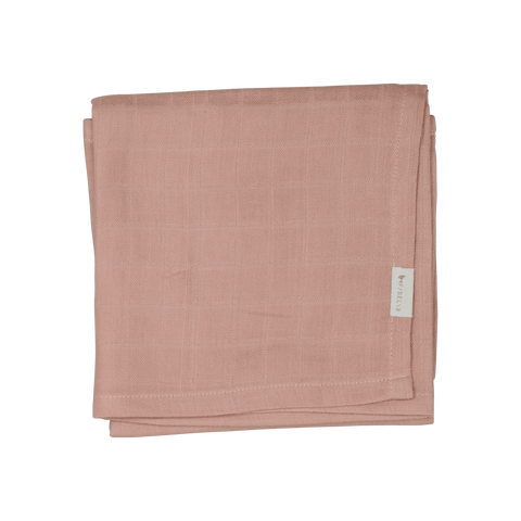 Fabelab 100% Organic Cotton Muslin Cloth - Old Rose