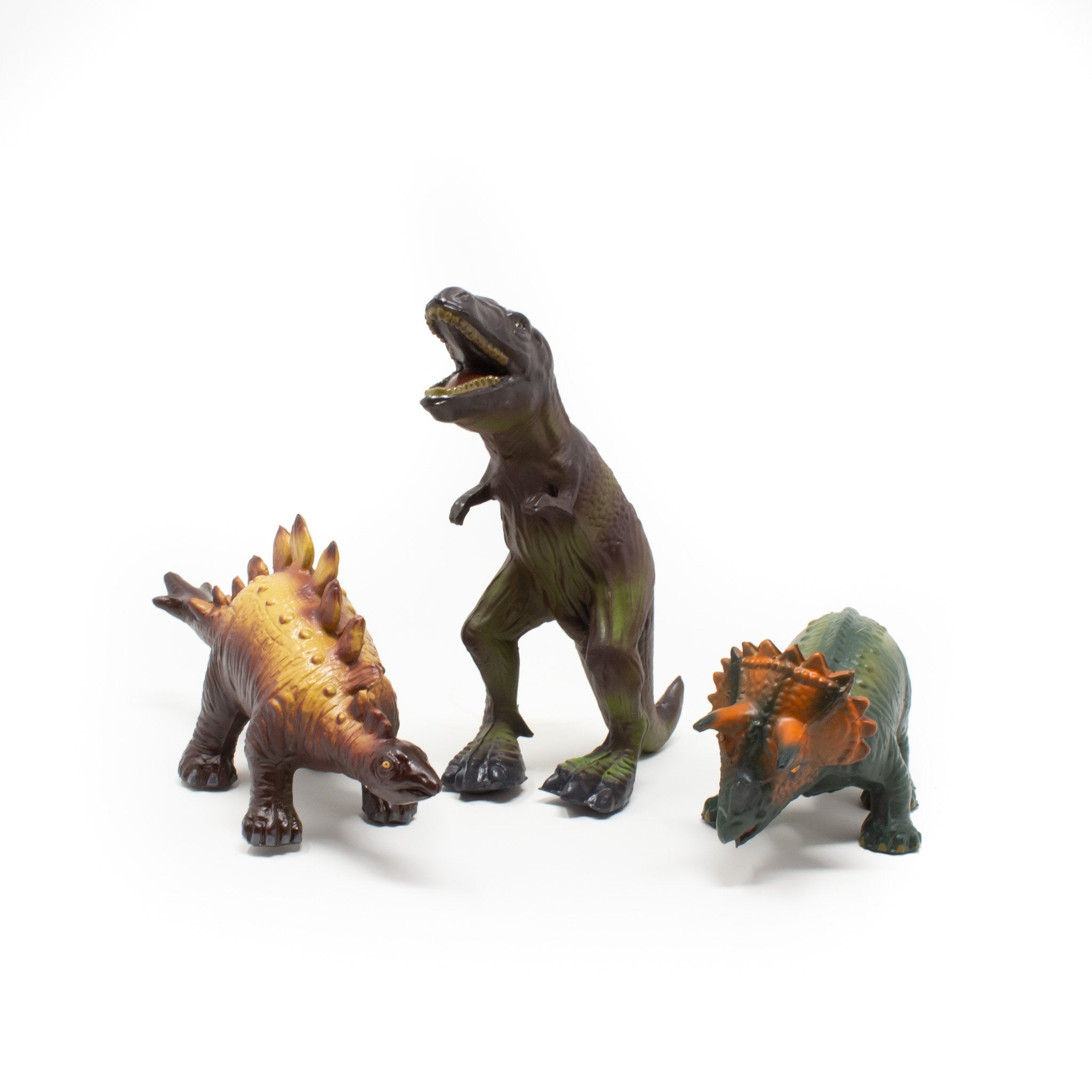 Rubber toy dinosaurs sales