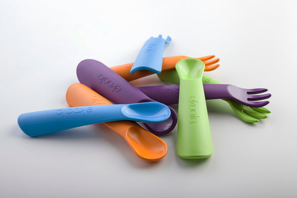 Biodegradable Bioplastic Cutlery Set - choice of colours