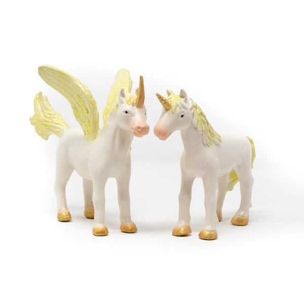Natural Rubber Unicorn & Pegasus (set of 2)